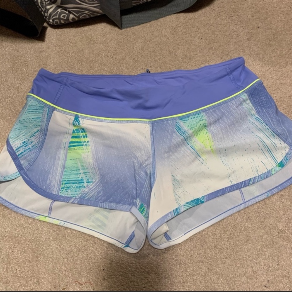 LuluLemon Speed Shorts Wind Chill